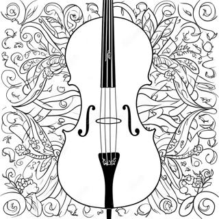 Pagina Da Colorare Del Violoncello 43252-35994