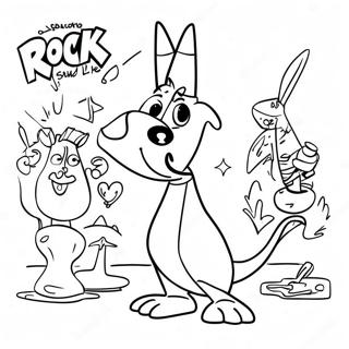 La Vita Moderna Di Rocko Pagine Da Colorare