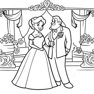 Matrimonio Disney Pagine Da Colorare