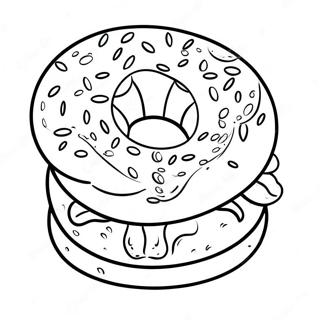 Pagina Da Colorare Del Bagel 43582-36263