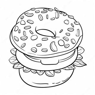 Pagina Da Colorare Del Bagel 43582-36264