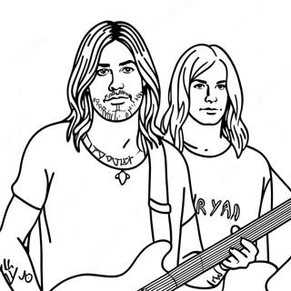 Pagina Da Colorare Nirvana 43752-36396