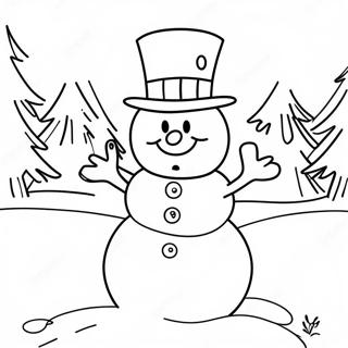 Pagina Da Colorare Di Frosty Il Pupazzo Di Neve 44032-36622