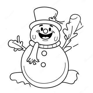 Pagina Da Colorare Di Frosty Il Pupazzo Di Neve 44032-36623