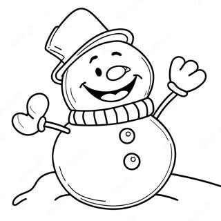 Pagina Da Colorare Di Frosty Il Pupazzo Di Neve Allegro 44033-36628