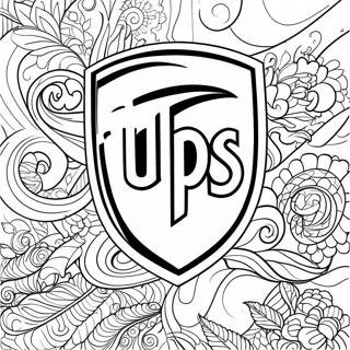 Pagina Da Colorare Del Logo Ups 44352-36878