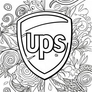 Pagina Da Colorare Del Logo Ups 44352-36879