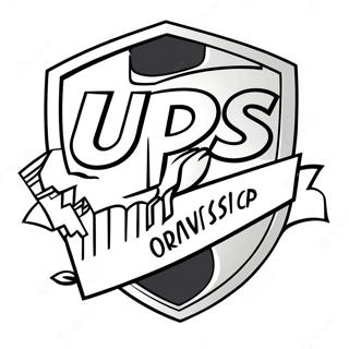 Pagina Da Colorare Del Logo Ups 44352-36880