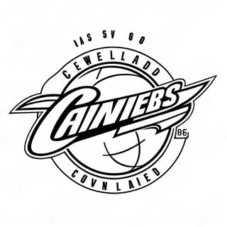 Pagina Da Colorare Del Logo Dei Cleveland Cavaliers 44482-36982