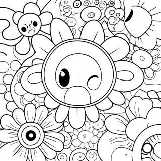 Pagina Da Colorare Di Takashi Murakami 44822-37255