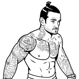 Pagina Da Colorare Di Cm Punk 44852-37279