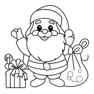 Pagina Da Colorare Del Simpatico Babbo Natale 44913-37326