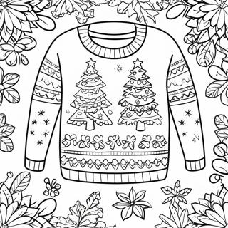 Pagina Da Colorare Del Maglione Di Natale Brutto 4491-3612