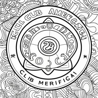 Pagina Da Colorare Del Logo Del Club America 45042-37428