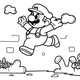 Pagina Da Colorare Di Super Mario Che Salta Sopra I Nemici 45754-37999