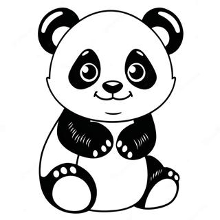 Pagina Da Colorare Di Un Panda Cucciolo 45813-38164