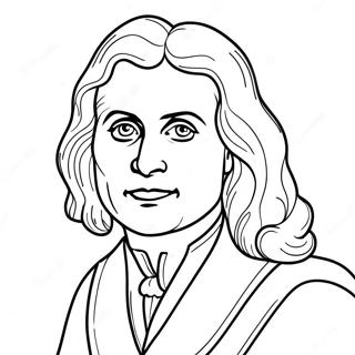 Pagina Da Colorare Di Isaac Newton 45863-38212