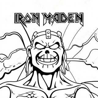 Pagina Da Colorare Del Logo Degli Iron Maiden 45923-38258