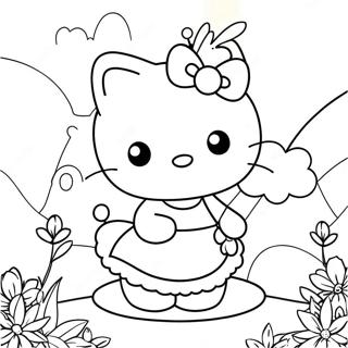 Pagina Da Colorare Di Hello Kitty Fatina 45933-38287