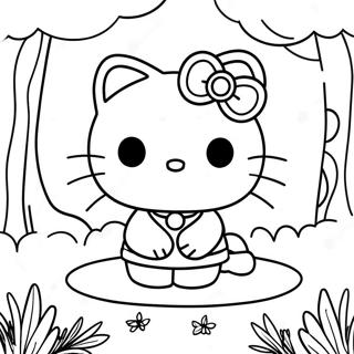 Pagina Da Colorare Di Hello Kitty Foresta Magica 45934-38267