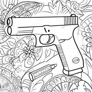 Pagina Da Colorare Glock 46153-38444