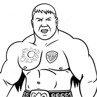 Pagina Da Colorare Brock Lesnar 46163-38471