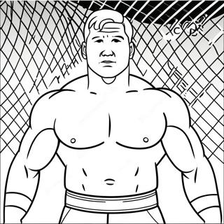 Pagina Da Colorare Brock Lesnar In Azione 46164-38451