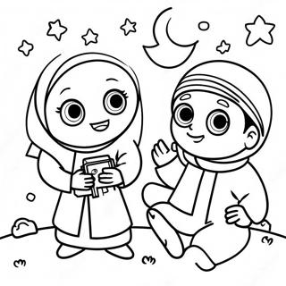 Pagina Da Colorare Per Bambini Islamici 46293-38558