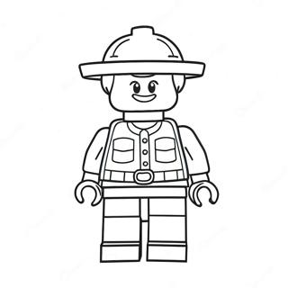 Pagina Da Colorare Del Minifigure Lego Divertente 46324-38581