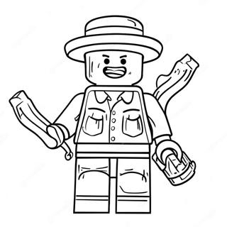 Pagina Da Colorare Del Minifigure Lego Divertente 46324-38584