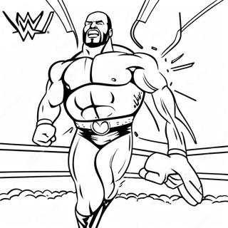 Pagina Da Colorare Delle Superstar Wwe In Azione 46354-38605