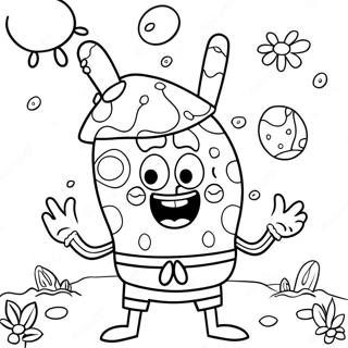 Pagina Da Colorare Di Spongebob Pasqua 46453-38683