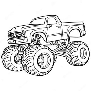 Pagina Da Colorare Monster Truck Rampage 46554-38755