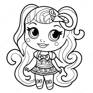 Pagina Da Colorare Baby Monster High 46603-38791