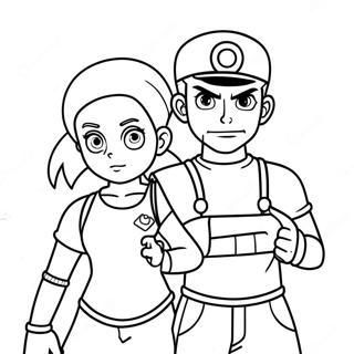 Pagina Da Colorare Di Jessie E James Di Team Rocket 46694-38875