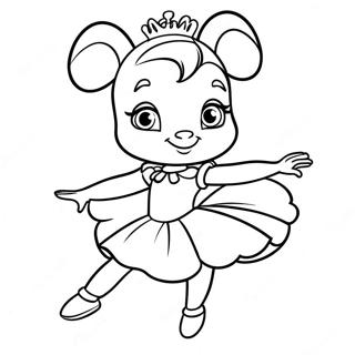 Pagina Da Colorare Di Angelina Ballerina 46993-39107