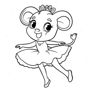 Pagina Da Colorare Di Angelina Ballerina 46993-39108