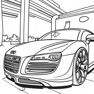 Audi R8 Pagine Da Colorare