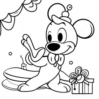 Pagina Da Colorare Di Compleanno Disney 47273-39344