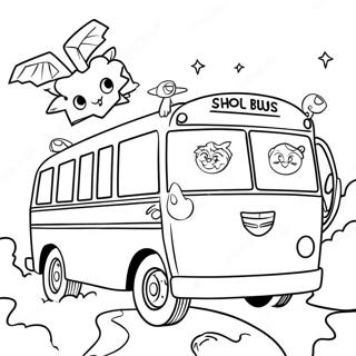 Pagina Da Colorare Del Magic School Bus 4761-3827