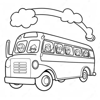 Pagina Da Colorare Del Magic School Bus 4761-3828