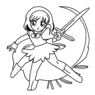 Pagina Da Colorare Di Sailor Saturn In Azione 47675-39649