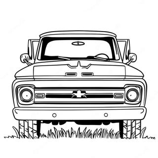 Chevy C10 Pagine Da Colorare