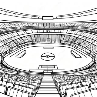 Pagina Da Colorare Stadio Di Calcio Emozionante Sotto Le Luci 48065-39973