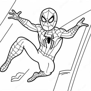 Pagina Da Colorare Di Spiderman In Azione 48245-40096