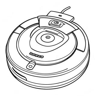 Pagina Da Colorare Del Robot Aspirapolvere Roomba 48254-40106