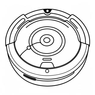 Pagina Da Colorare Del Robot Aspirapolvere Roomba 48254-40107