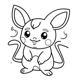 Pagina Da Colorare Raichu 4871-3915