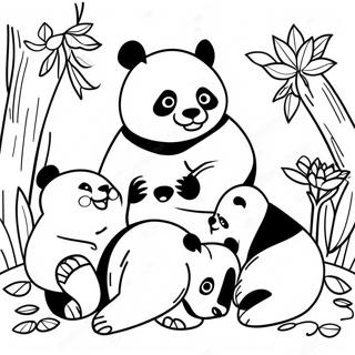 Pagina Da Colorare Della Famiglia Panda 48874-40604