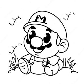 Baby Mario Pagine Da Colorare